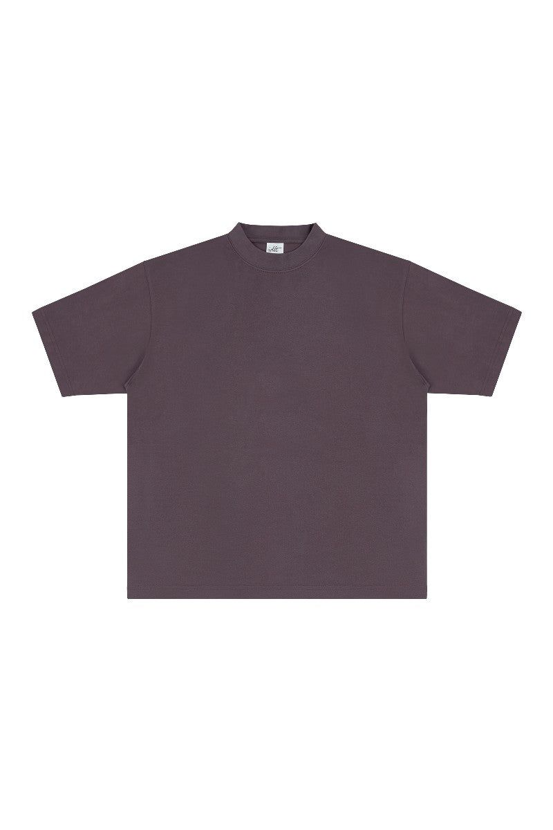 Heavyweight Cotton Mock Neck Tee
