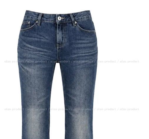 Fuzz Wingflap Low Bootcut Denim Pants