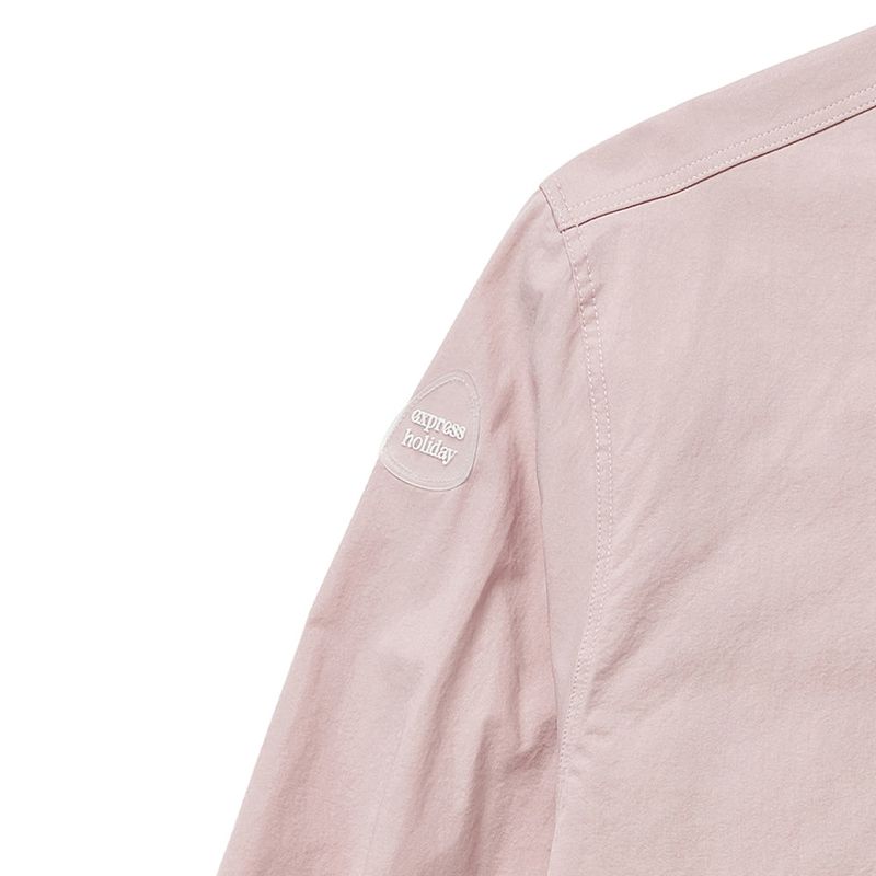 Express Holiday Signature Symbol Basic Shirt_Dust Pink