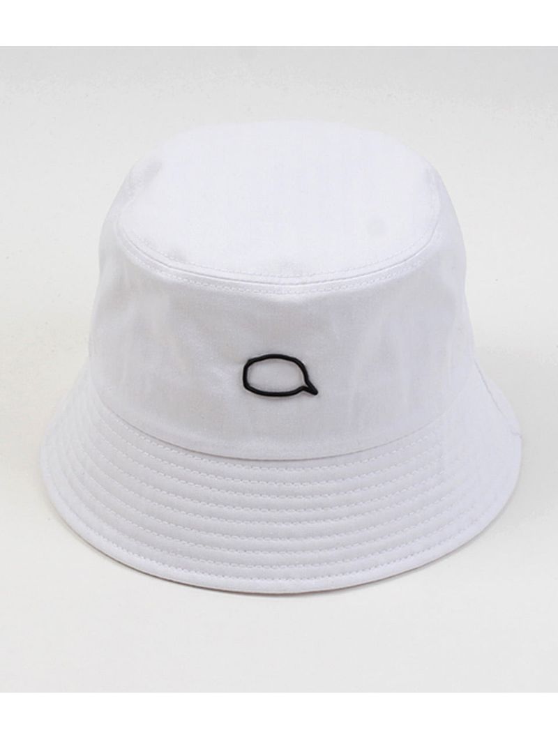 GD Bubble White Drop Bucket Hat