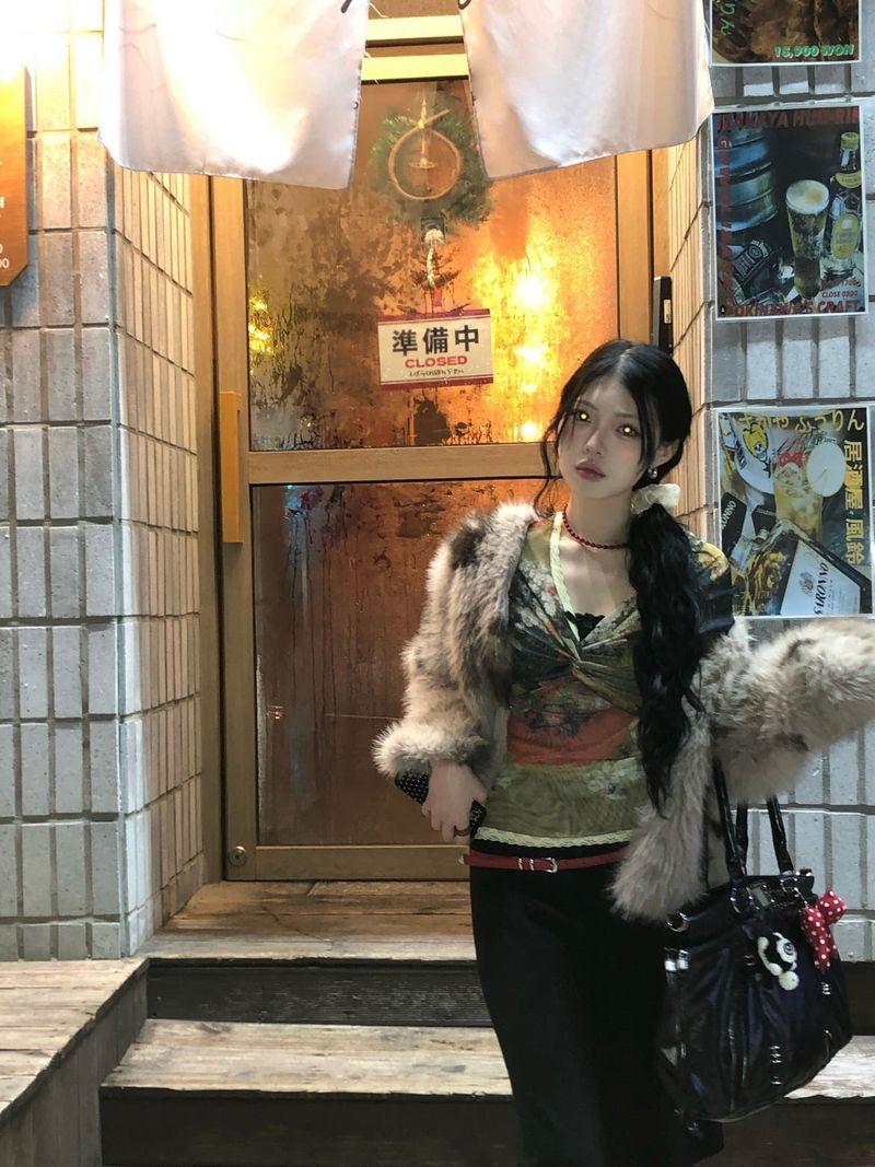Vintage Leopard Fur Jacket
