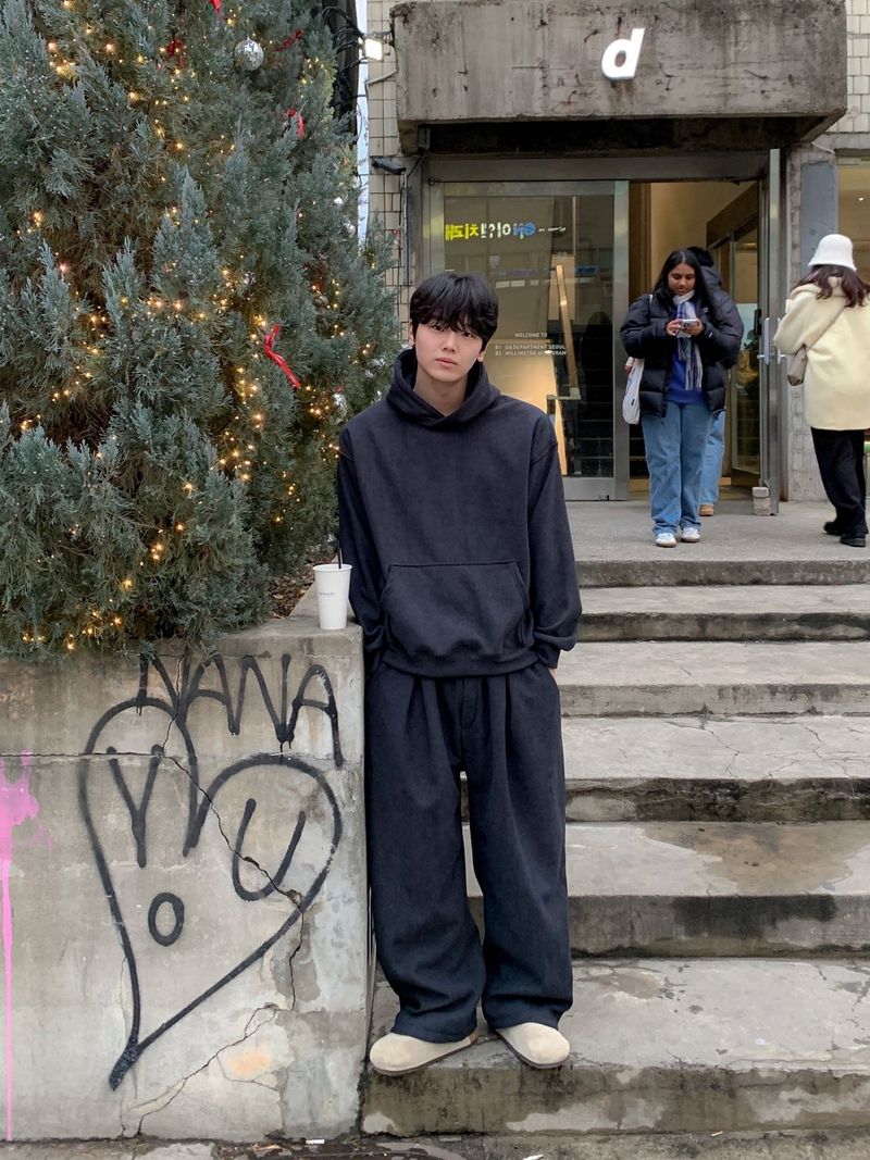 Arts corduroy brushed pants