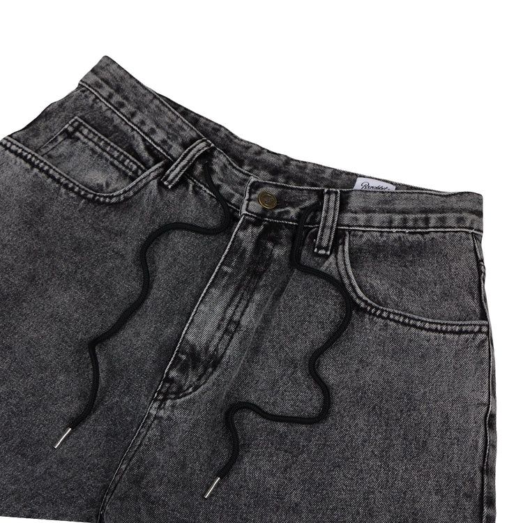 CARPENTER LOOSEFIT DENIM PANTS STONE BLACK