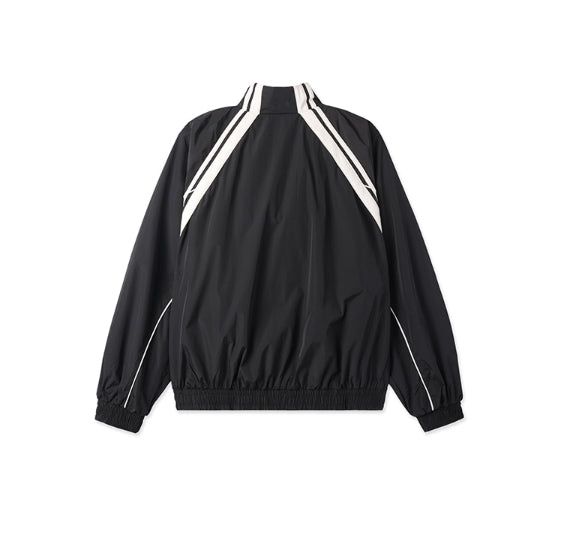 Stung Leather Track Balloon Zip-Up