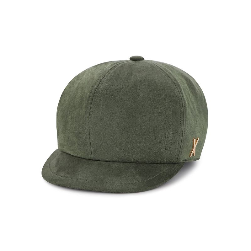 VA Stud Easy Fit Newsboy Cap / Khaki
