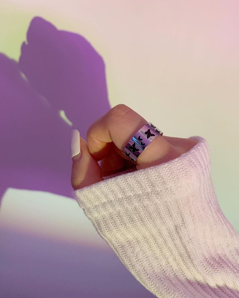 Bold Butterfly ring (2type)