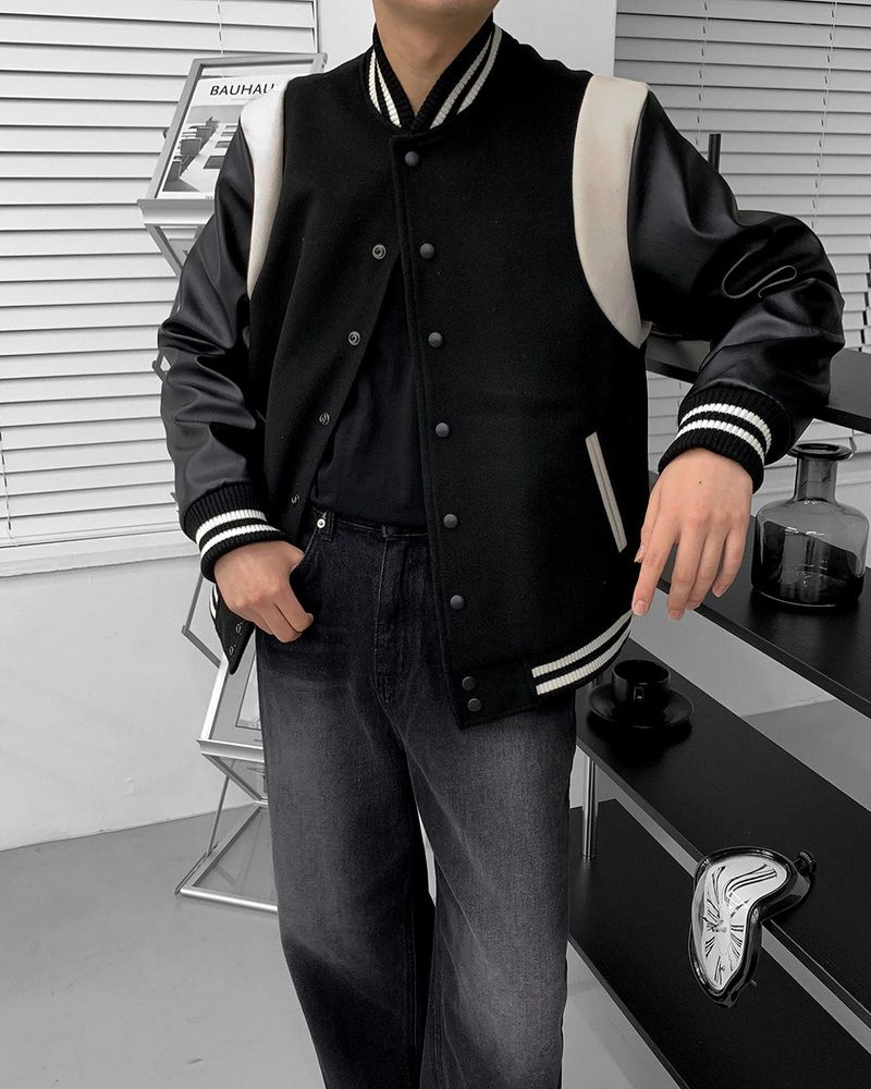 COZINESS（コジネス）の「CR Obie wool varsity jacket (2 colors)（Jackets/Outerwear）」