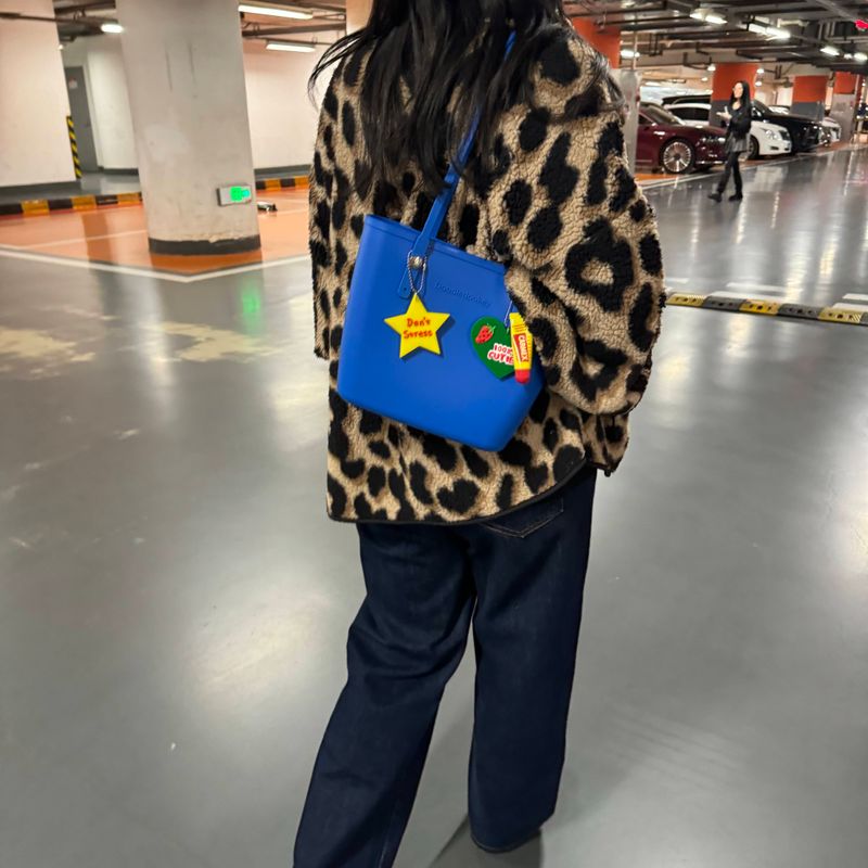 Waterproof Tote Bag Blue