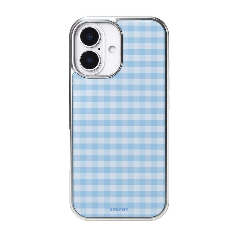 StuPhy（スタフィー）の「 ブルーチェックケース (bumper)（スマホグッズ/小物）」