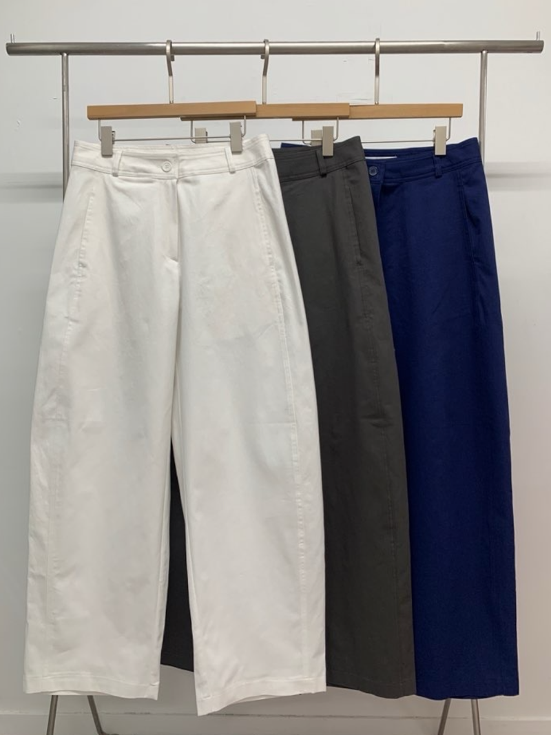 moss cotton pants