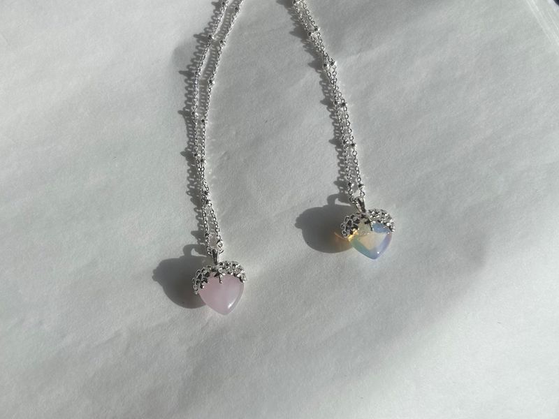 Seraphim Necklace(Pink,Opal)