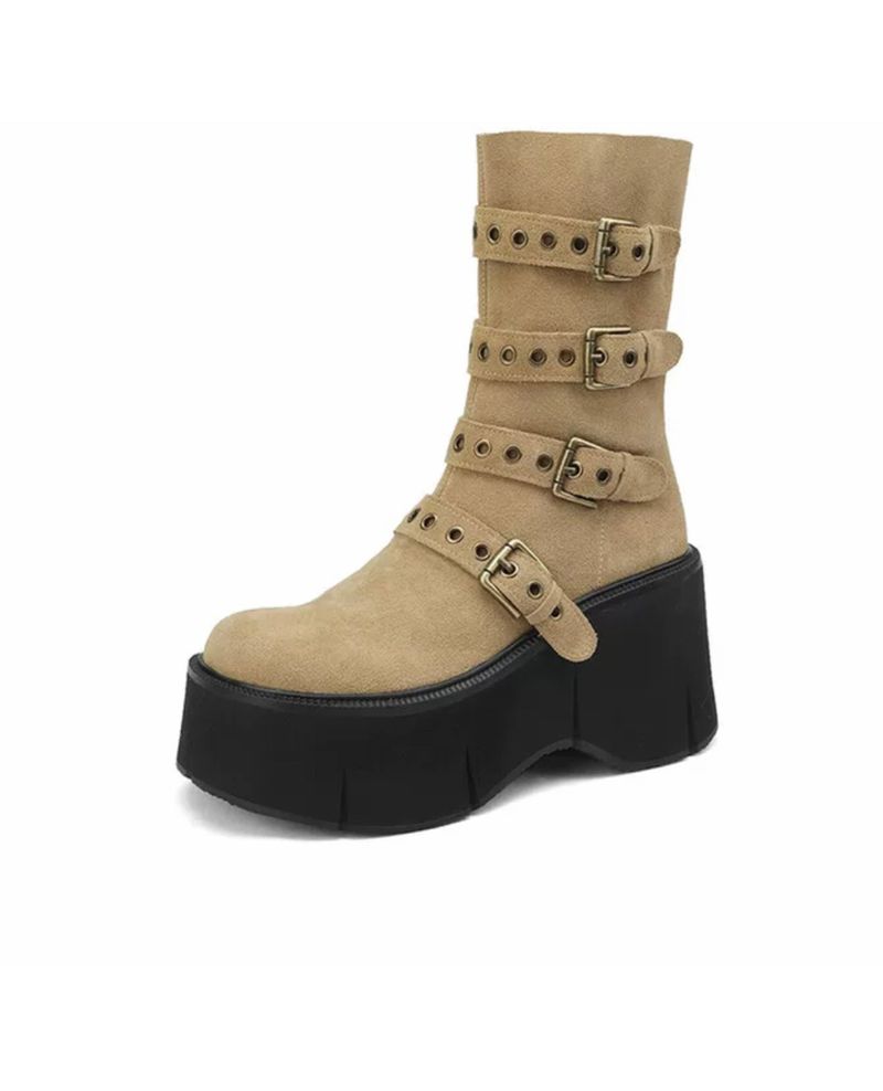 skill mid boots(2 color)