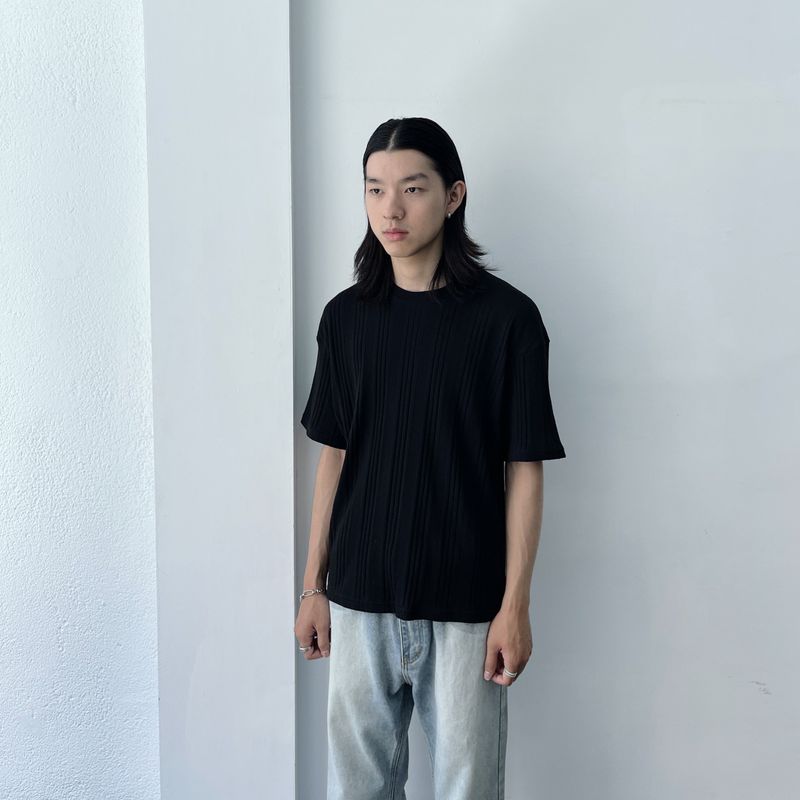 Wide Rib Crew Tee