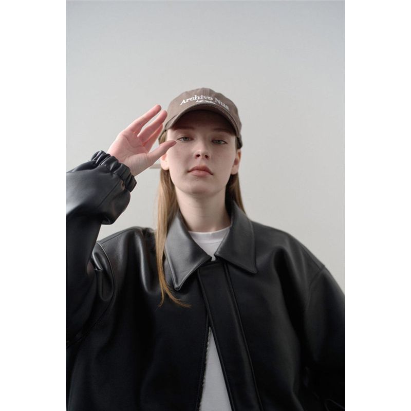 Nus. arch ball cap (Black)