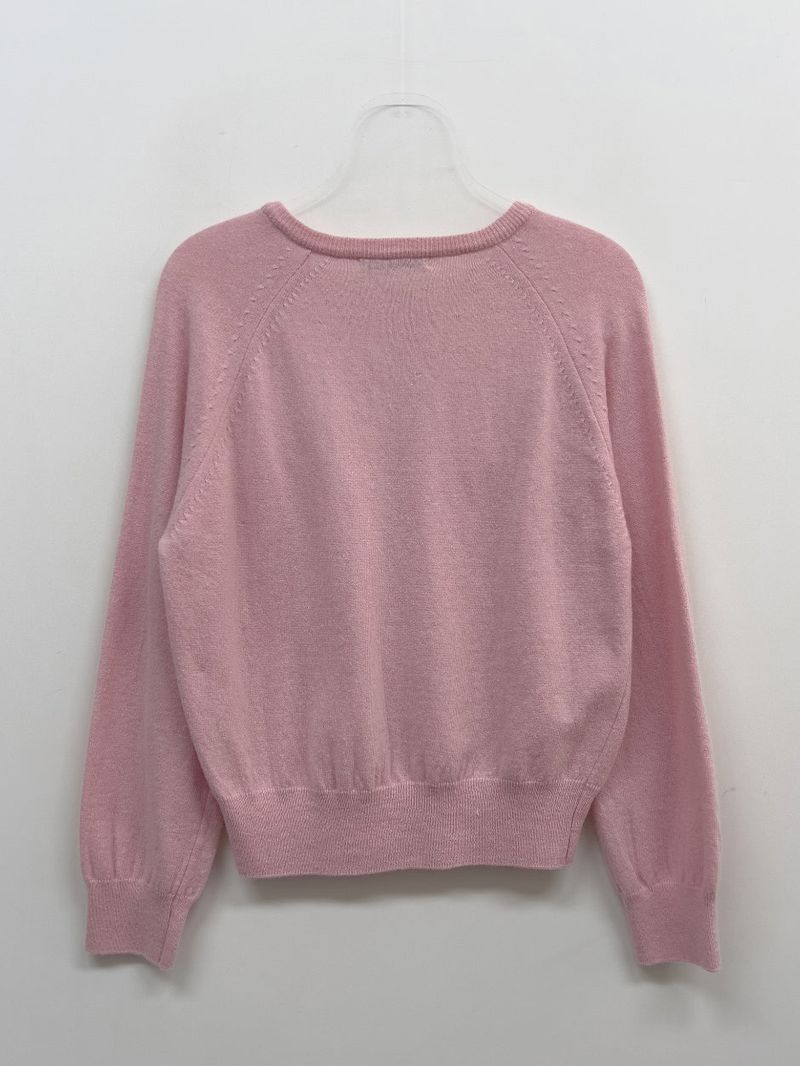 Cash Henley Neck Raglan Knit