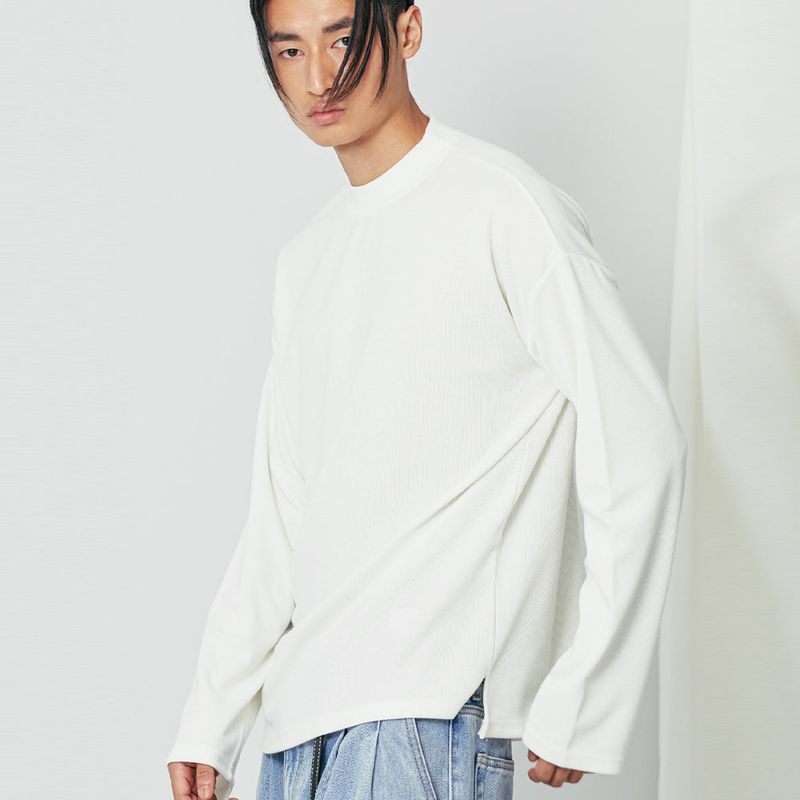 S SY(エスエスワイ)の「half neck essential long sleeve ivory(Tops)」