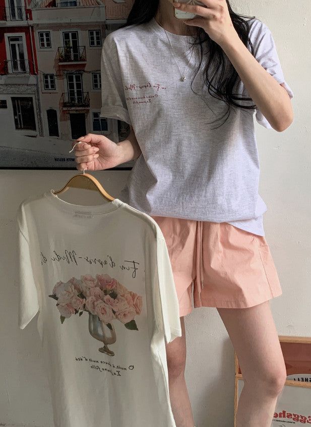 SHOPPERLAND(ショッパーランド)の「Antique Garden Graphic Short Sleeve T-shirt (2color)(Tops)」