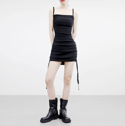 NONCODE（ノンコード）の「Creon Ribbed String Mini One Piece（Dresses）」