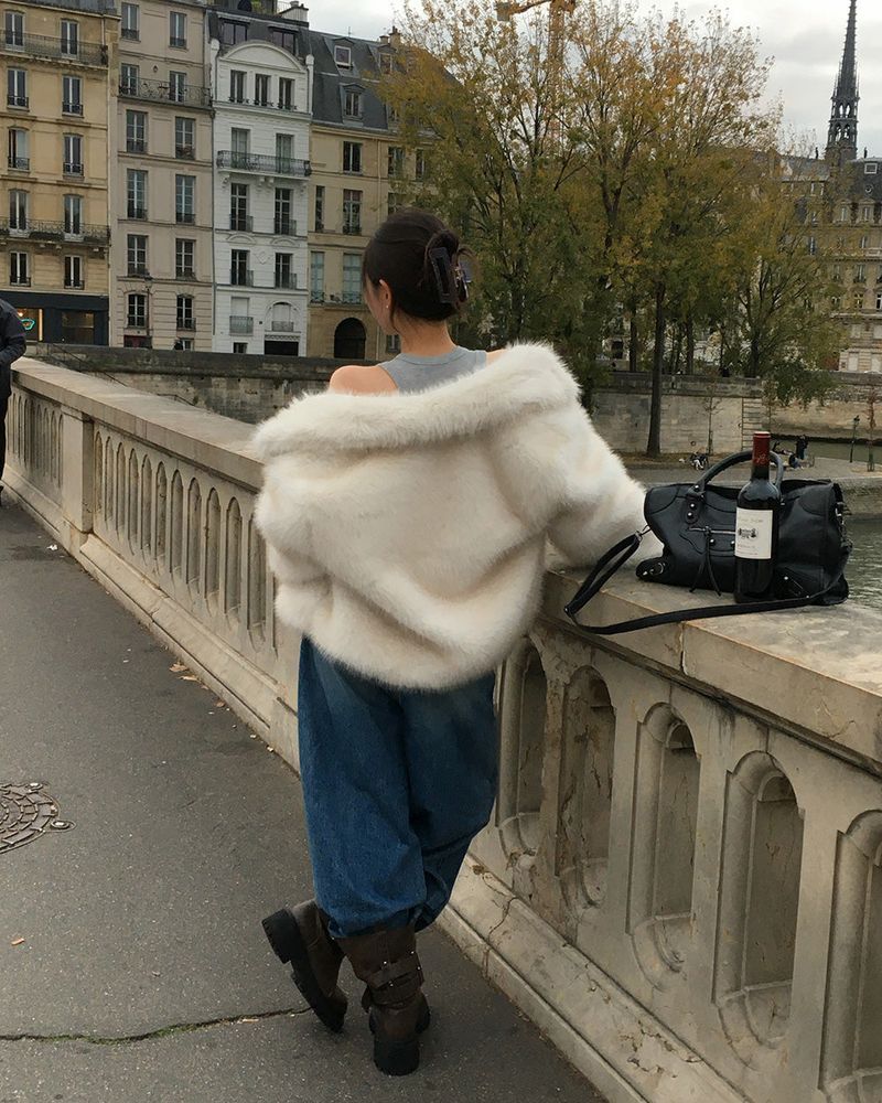[ORIGINAL] Shelter Color Fur Jacket