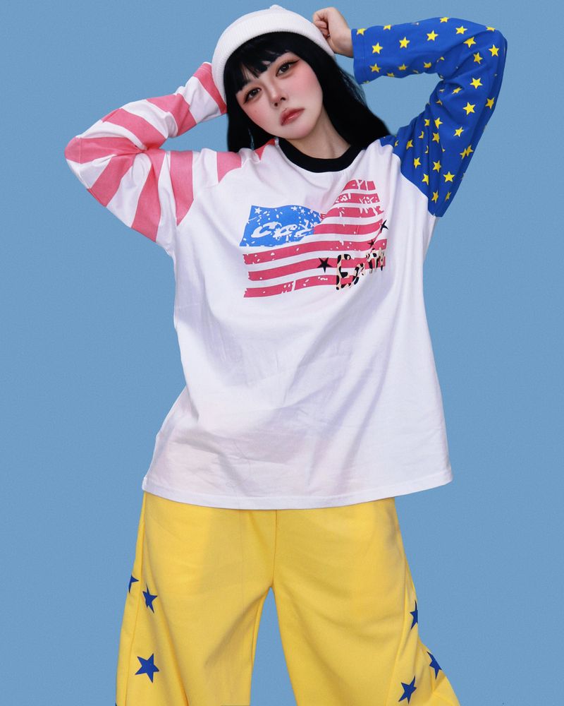 popping-star string wide pants (2color)