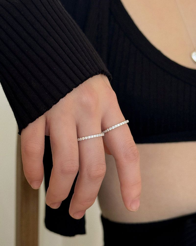 Iceberg ring (silver) *1PCS