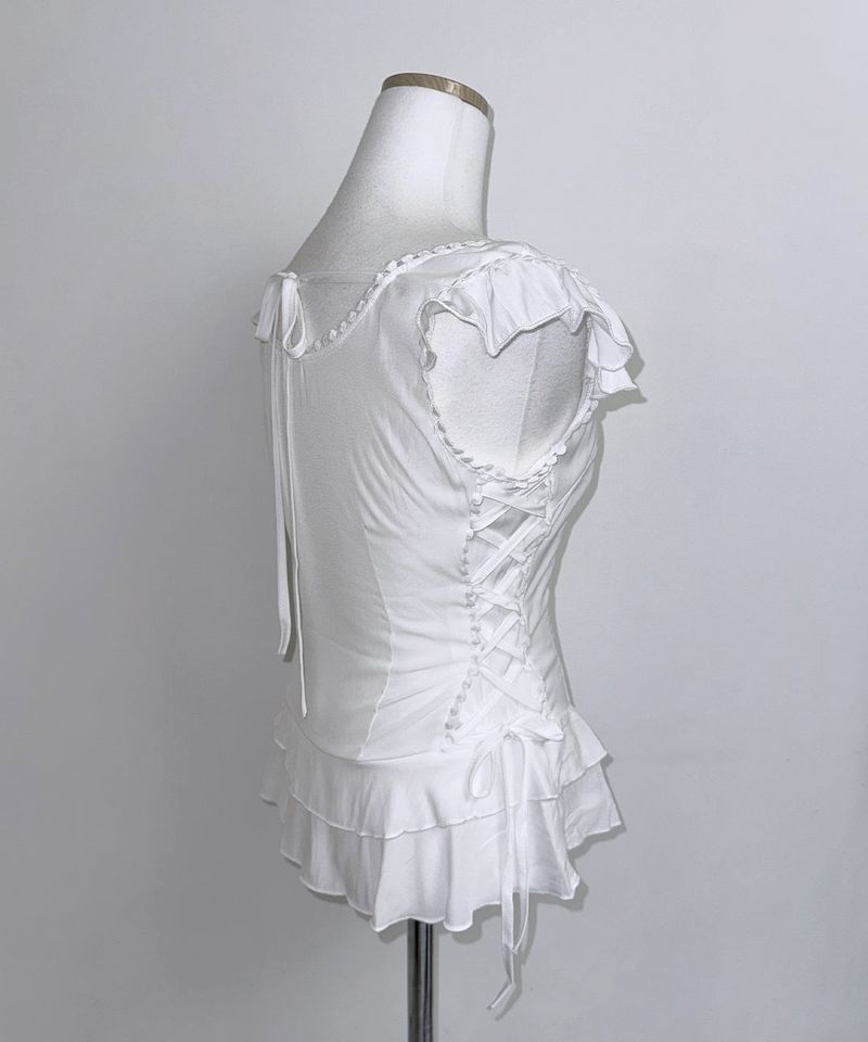 Bless Frill Blouse (2colors)