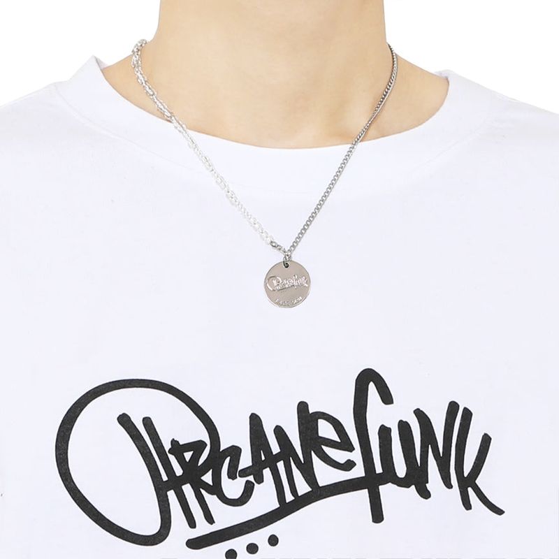 SURGICAL & CLEAR BALL NECKLACE