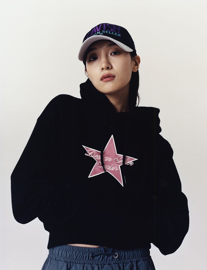 SERIF LOGO CAP BLACK(CV2CFUAB25A)