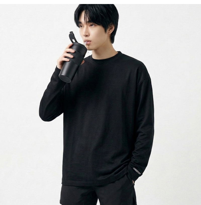 UV Cooling Active T-shirt Black