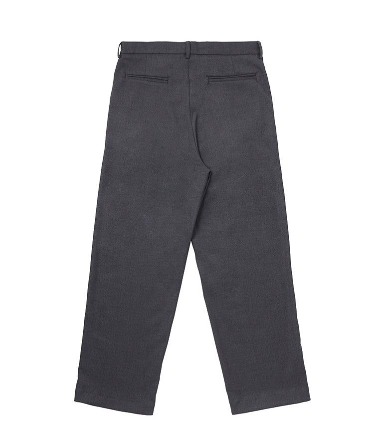 Belted wide slacks