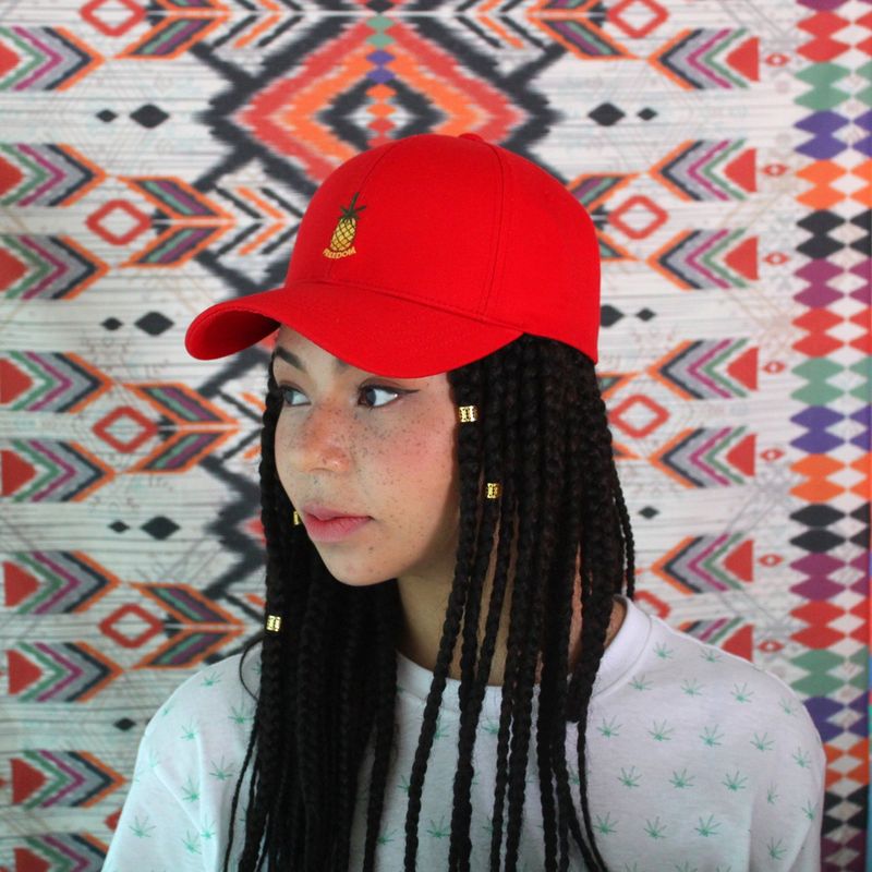 Chubasco Pineapple Freedom Ballcap BCR002 Red