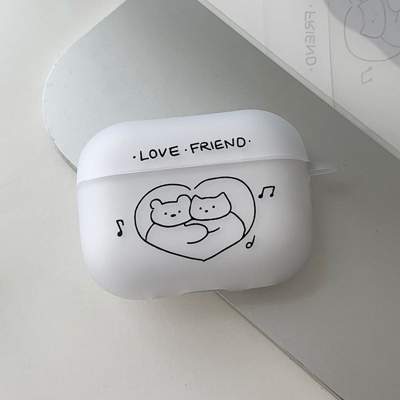 Love Friends AirPods Case_matt