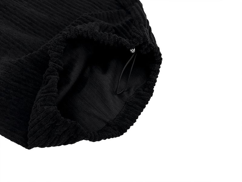 Bowl Pintuck Corduroy Pants