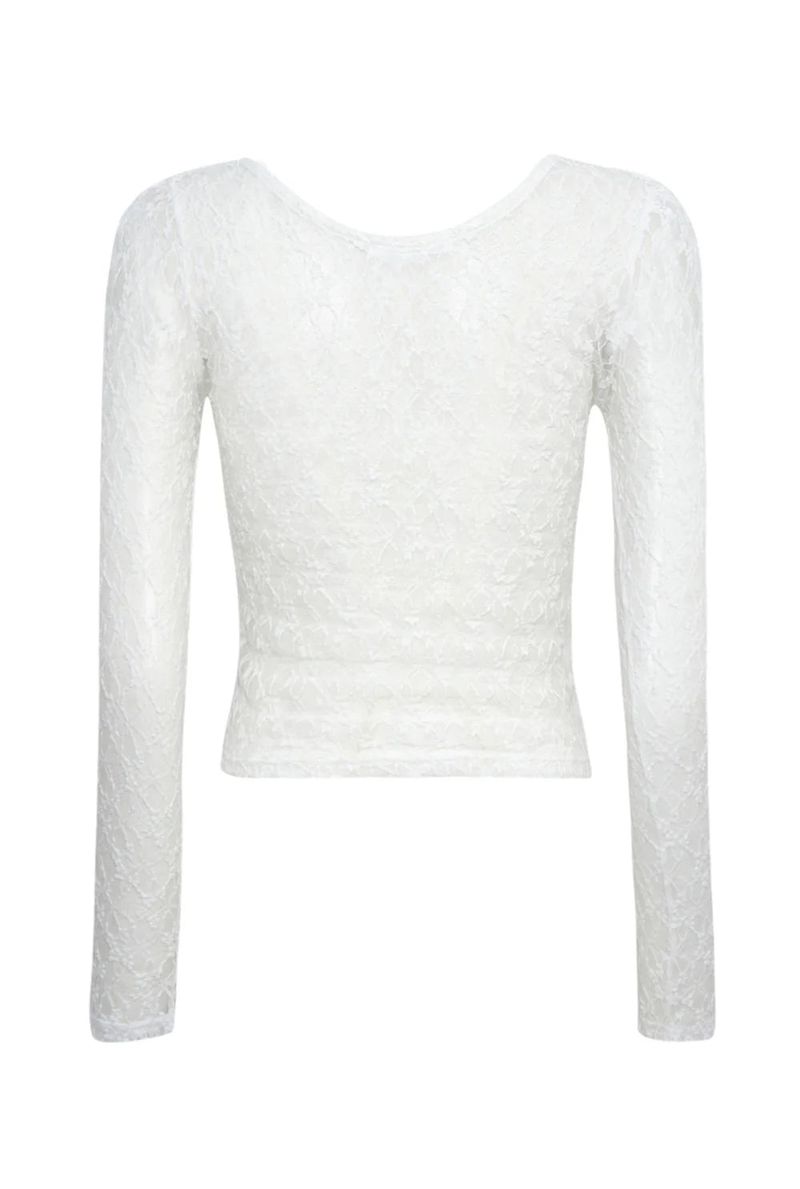 【即日発送】Romantic lace cardigan - white     