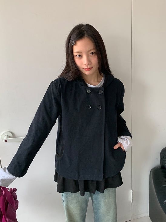 Handicue Hood Double Short Jacket