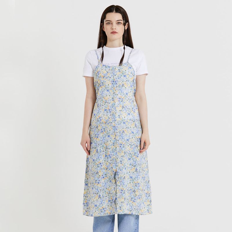 PINK PINEAPPLE（ピンクパイナップル）の「SLIP DRESS_SKYBLUE（Dresses）」