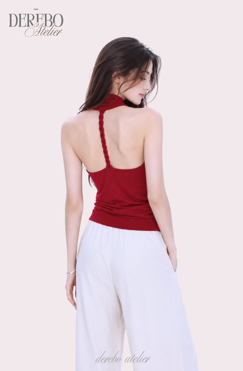 muse soft halter sleeveless top