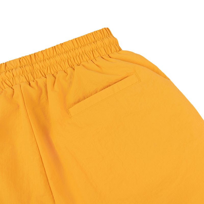 Script Logo Nylon Shorts - Yellow