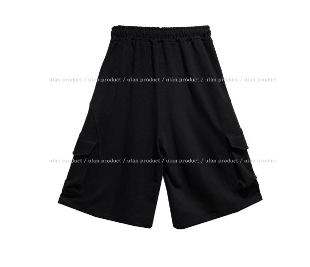 Side Round Pile Bermuda Pants