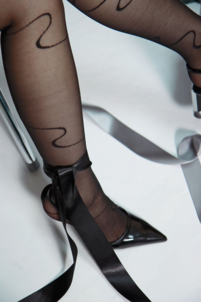 black wave tights