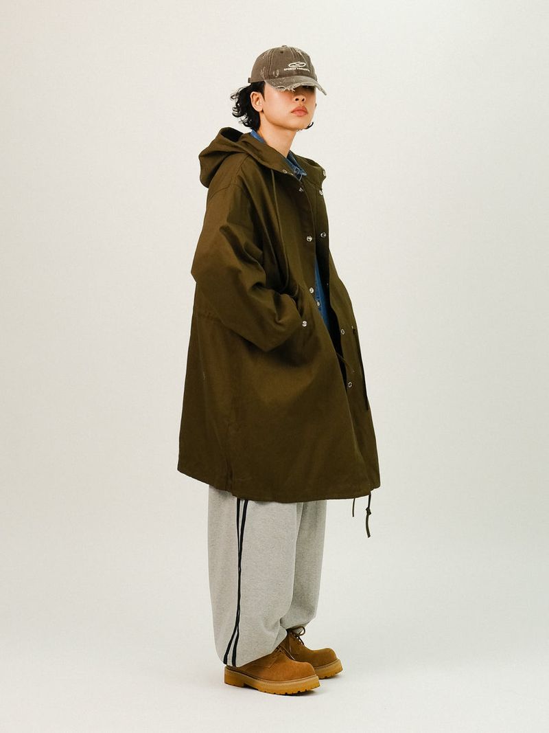 LAB Overfit Hood Fishtail Field Jacket