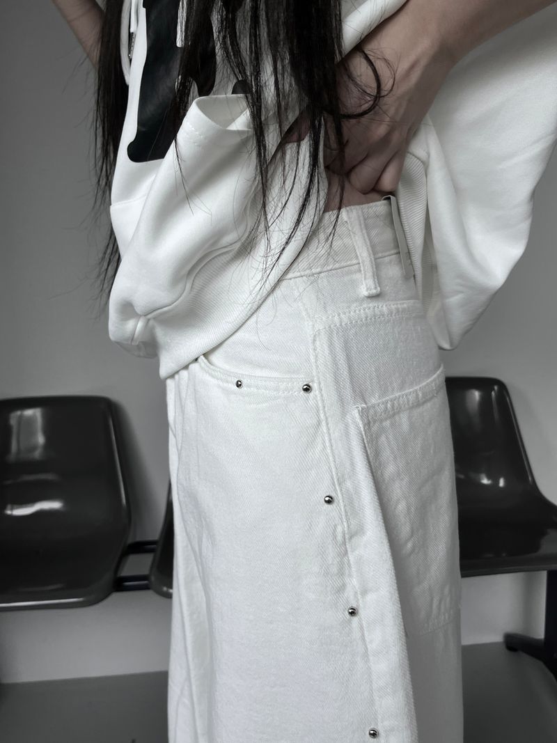 studded balloon wide pants (2color)