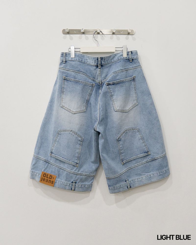 Log Bermuda Denim Pants