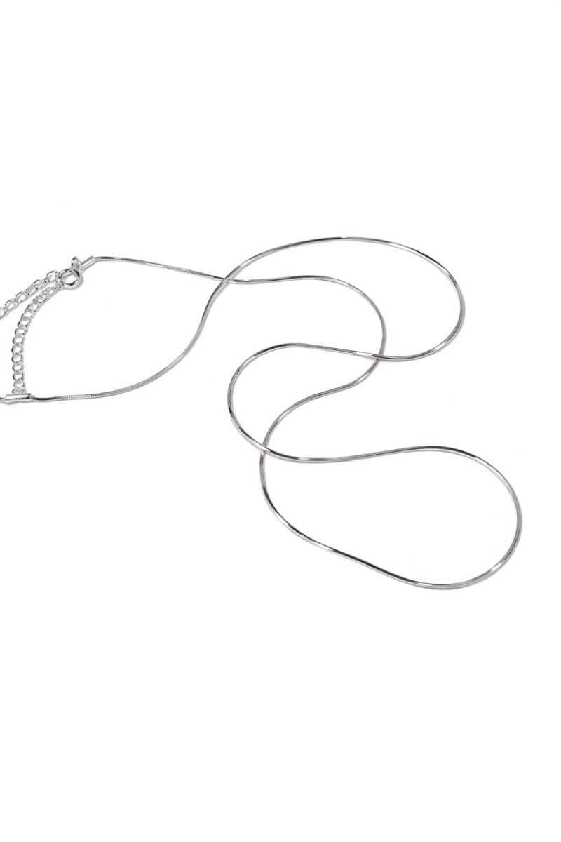 925 Silver Layered Thread Necklace