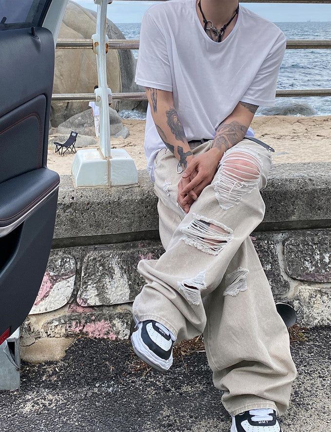 No.0248 BMT washing beige wide PT
