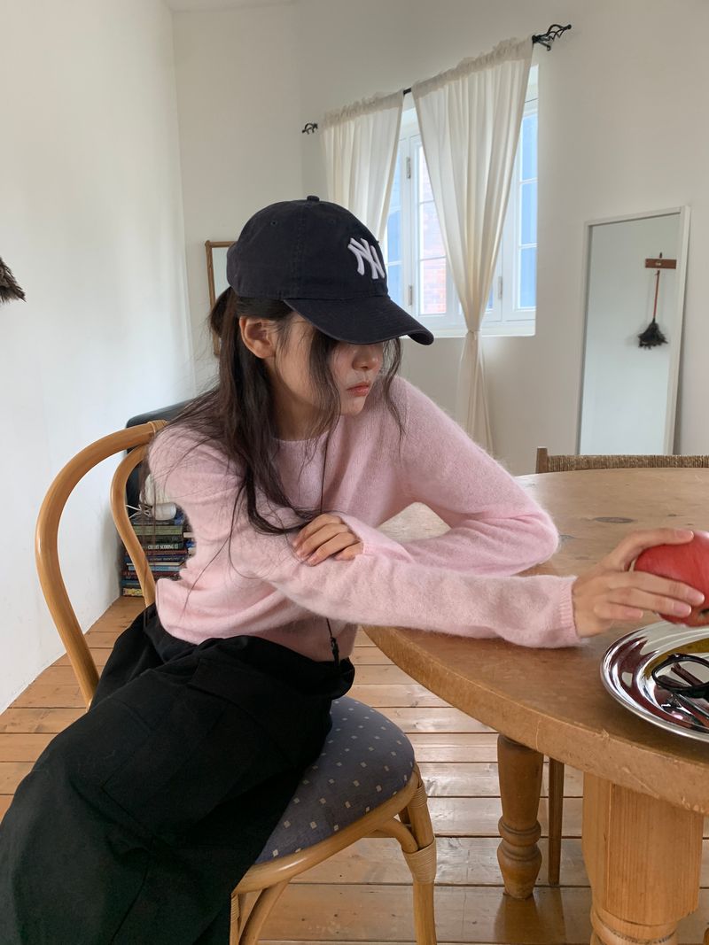 MOHAIR WHOLEGARMENT KNIT (3C)