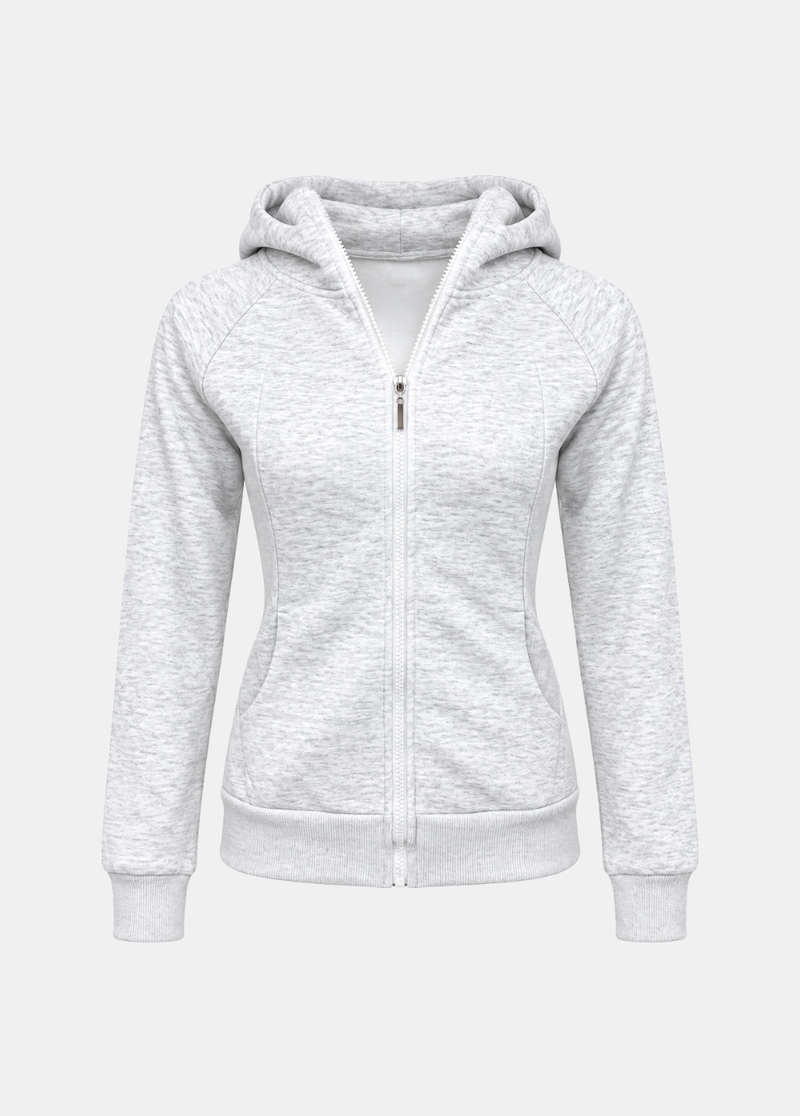 Hailey Contour Slim Hoodie Zip-Up