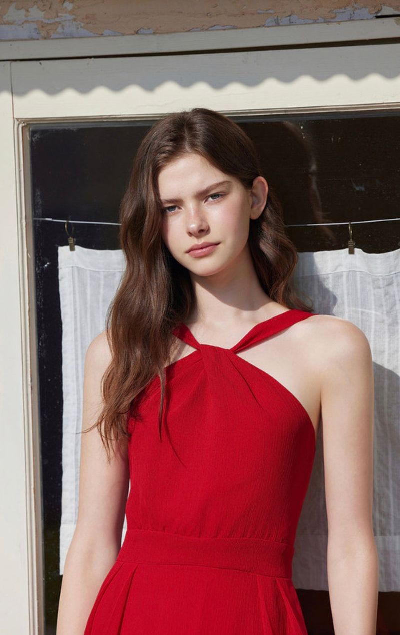 Charlotte Dress Red