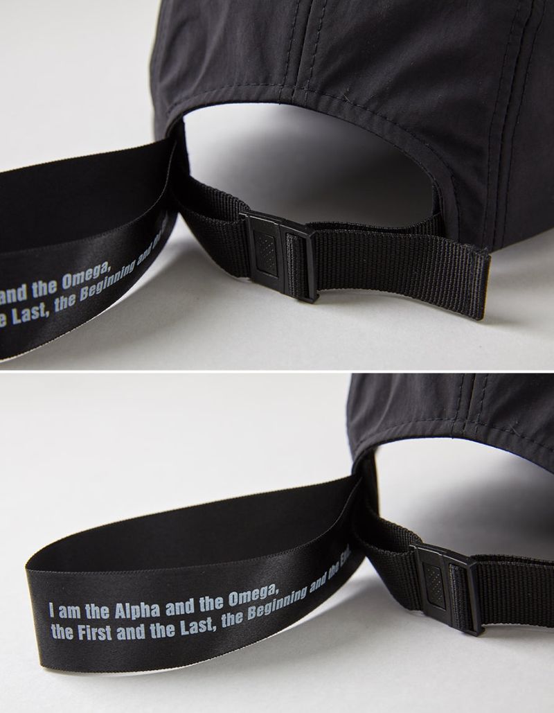 Label Cover Camp Cap_BLACK