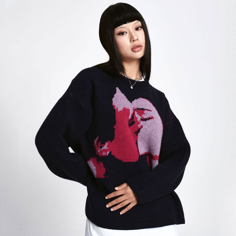 wonder visitor（ワンダービジター）の「Wool KISS Knit  [2 Color]（Tops）」